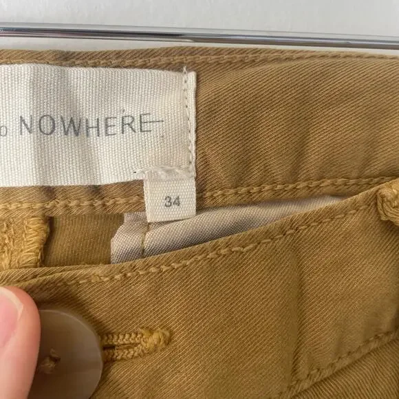 Road to Nowhere Men's Skye Trouser in Garment Dyed Japanese Twill SIZE 34 - Picture 7 of 8